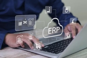 erp, enterprise resource planning concept