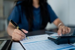 TAX online payment and technology concept